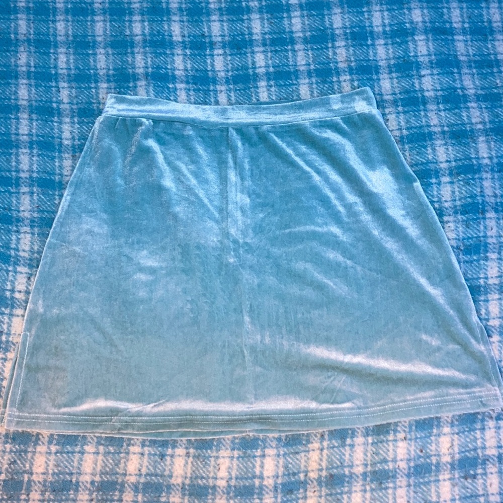 Blue skirt!